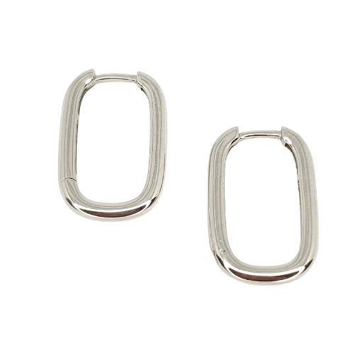 Elongated hoop earrings that are true to the classic design, but with all the details you want for a unique modern appearance. The Nova Hoops are a truly stunning addition to your jewelry wardrobe.